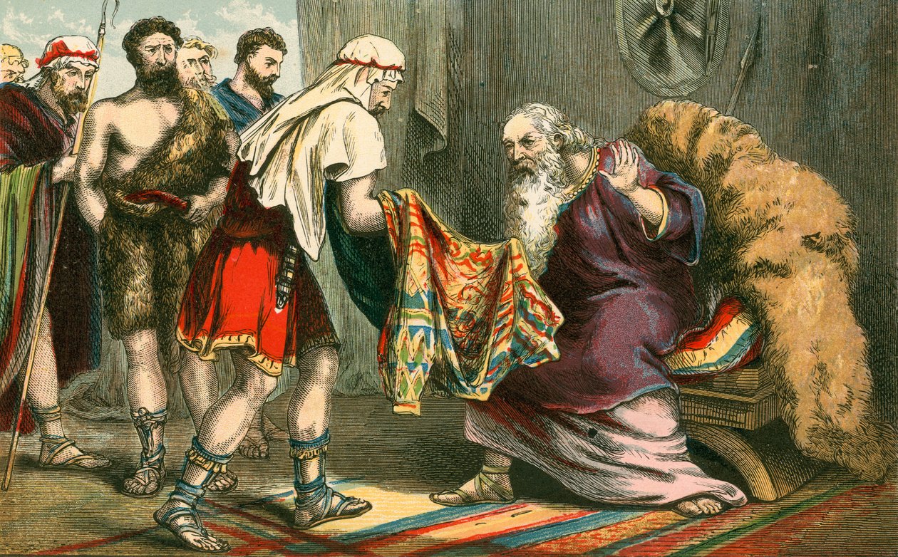 Joseph s Coat of Many Colours Brought to His Father Jacob
